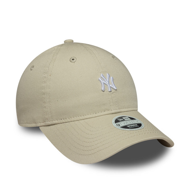 WMNS New York Yankees Beige 9TWENTY Washed Mini New Era Cap