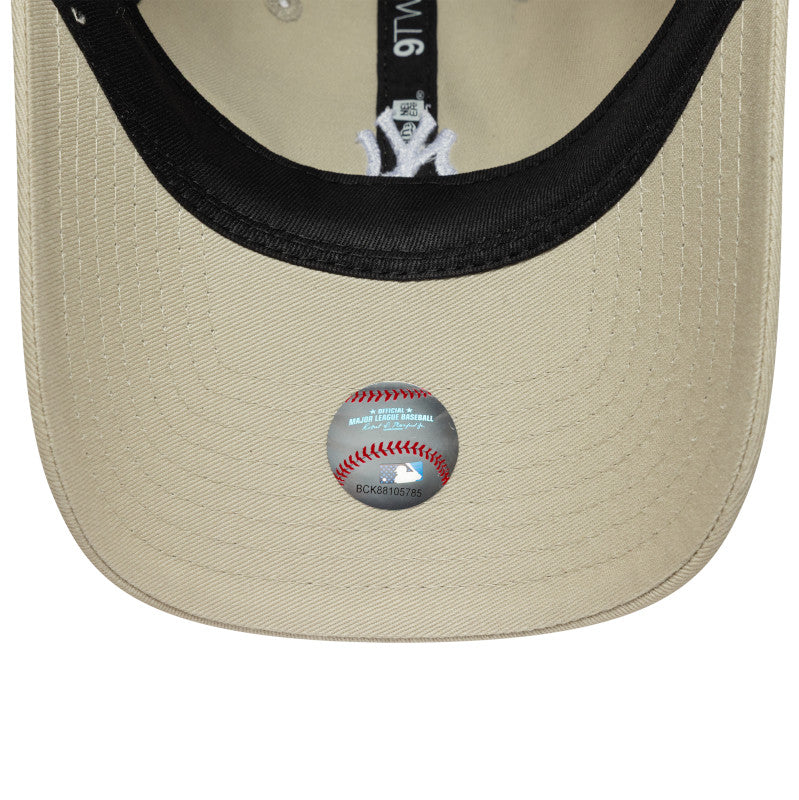WMNS New York Yankees Beige 9TWENTY Washed Mini New Era Cap