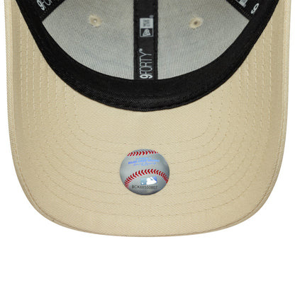 KIDS LA Dodgers New Era 9FORTY Strap back Cap Cherry beige Undervisor View