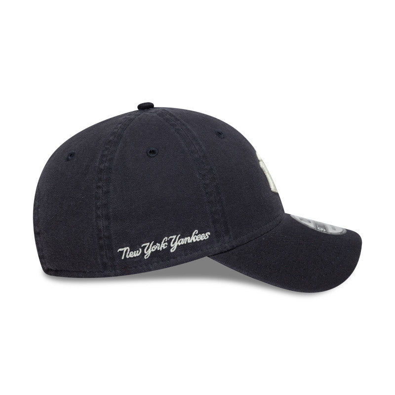 New York Yankees Script 9TWENTY New Era Cap washed navy navy Additional View