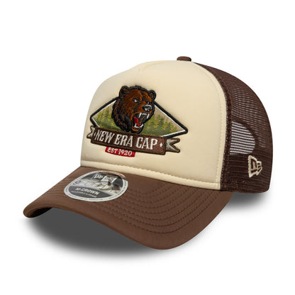 New Era Foam 9FORTY AF Trucker Cap Bear beige
brown Additional View