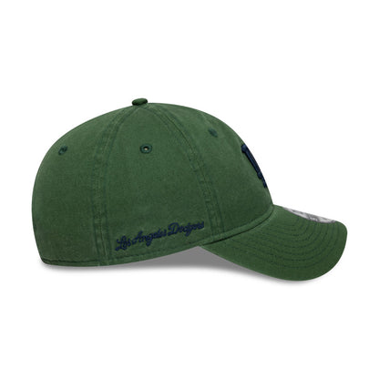 LA Dodgers Script 9TWENTY New Era Cap washed green green Additional View