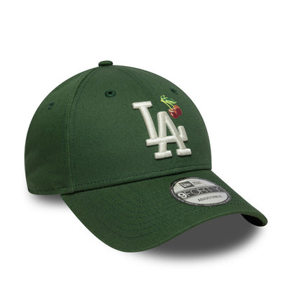Los Angeles Dodgers 9FORTY New Era Cap dark green Cherry dark green Side View