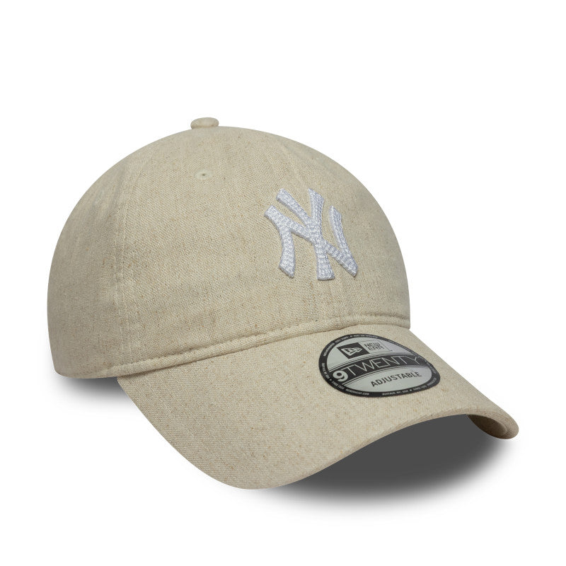 New York Yankees 9TWENTY New Era Cap linen sand natural beige Side View