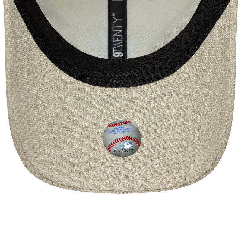 New York Yankees 9TWENTY New Era Cap linen sand natural beige Undervisor View