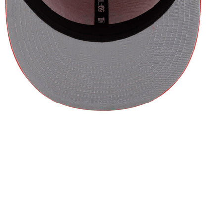 New York Yankees MLB Script 59FIFTY New Era Cap washed red denim red Additional View