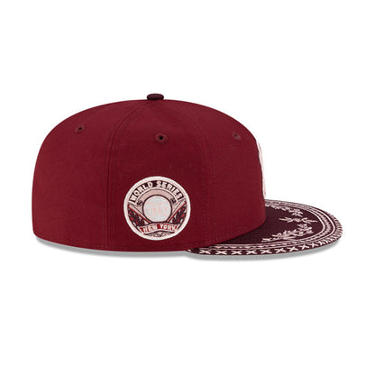 New York Yankees Flourish Pack 59FIFTY New Era Cap Cardinal maroon
red Additional View