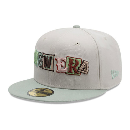 New Era DIY Note 59FIFTY New Era Cap Stone stone
green Side View