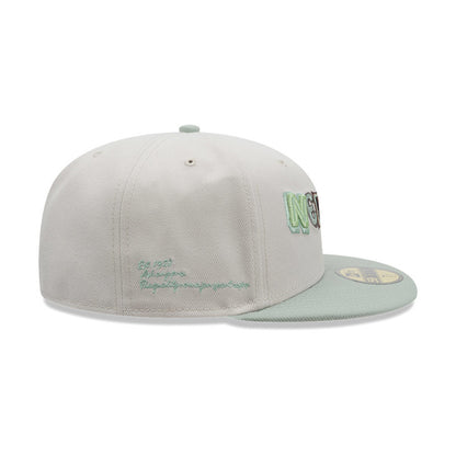 New Era DIY Note 59FIFTY New Era Cap Stone stone
green Additional View