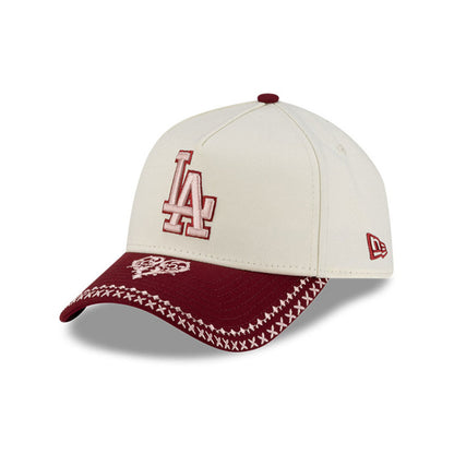 Los Angeles Dodgers 9FORTY AF New Era Cap Flourish Pack chrome
red Side View