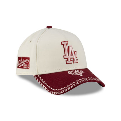 Los Angeles Dodgers 9FORTY AF New Era Cap Flourish Pack chrome
red Back View