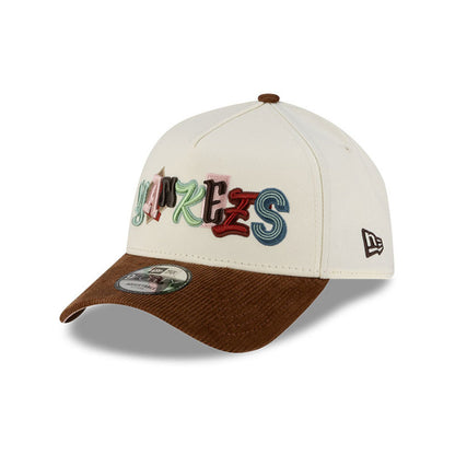 New York Yankees DIY Notes 9FORTY AF New Era Cap Chrome navy
sky blue
pink Side View