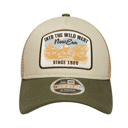 New Era 9FORTY M-Crown A-Frame Wild West Trucker Cap