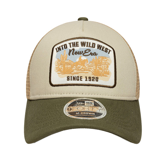 New Era 9FORTY M-Crown A-Frame Wild West Trucker Cap