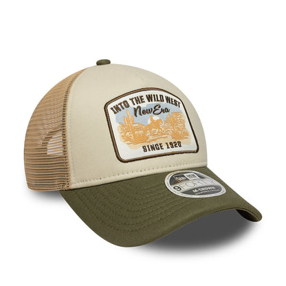 New Era 9FORTY M-Crown A-Frame Wild West Trucker Cap