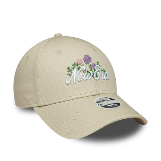 WMNS Beige 9TWENTY Beaded New Era Cap