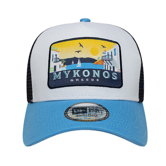 New Era Trucker Cap Mykonos Greece