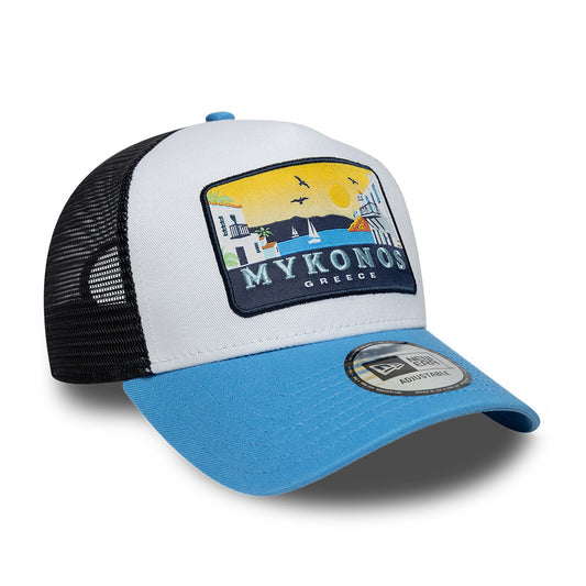 New Era Trucker Cap Mykonos Greece