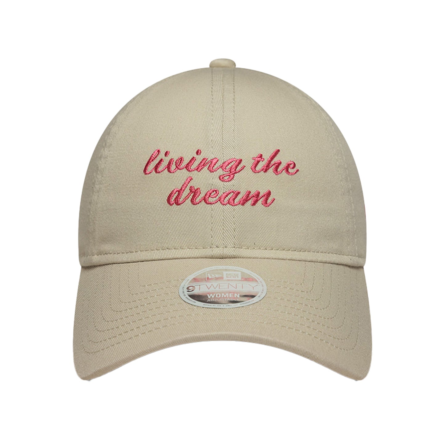 WMNS Beige 9TWENTY New Era Cap living the dream