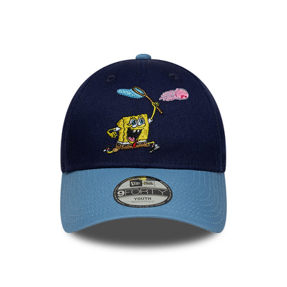 CHILD Spongebob Jelly Fishing New Era 9FORTY Snap back Cap Blue