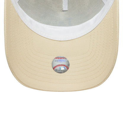 WMNS LA Dodgers New Era Trucker Floral Cap Adjustable Light Beige Floral