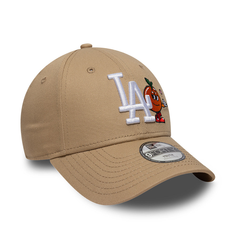 YOUTH LA Dodgers New Era 9FORTY Strap back Cap Orange