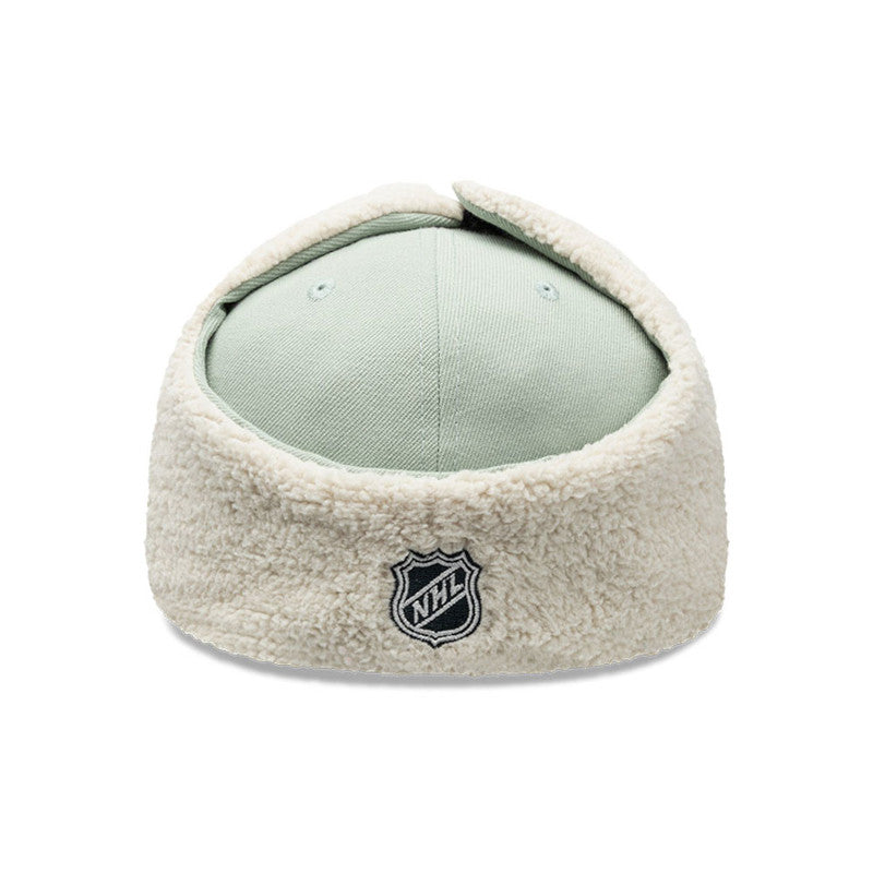 Anaheim Ducks Patches Dog Ear New Era 59FIFTY Cap Light green