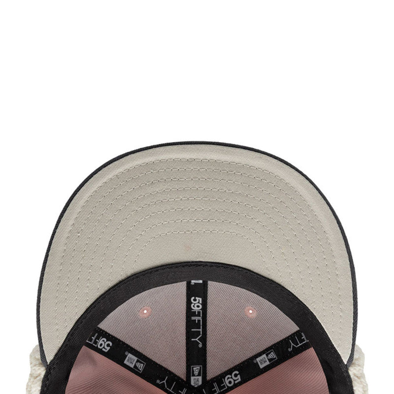 Chicago Blackhawks Patches Dog Ear New Era 59FIFTY Cap pink