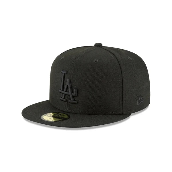 Los Angeles Dodgers New Era 59FIFTY Cap Blackout gray