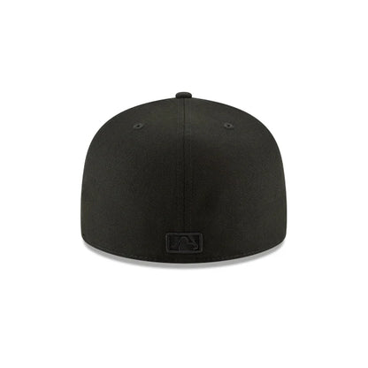 New York Mets New Era JF Custom 59FIFTY Cap Blackout black Undervisor View
