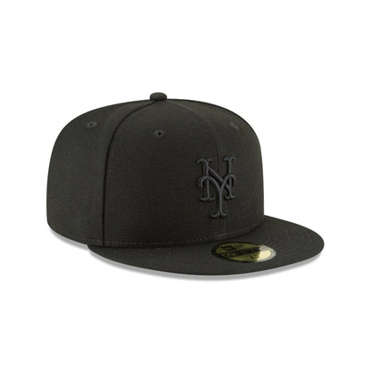 New York Mets New Era JF Custom 59FIFTY Cap Blackout black Additional View