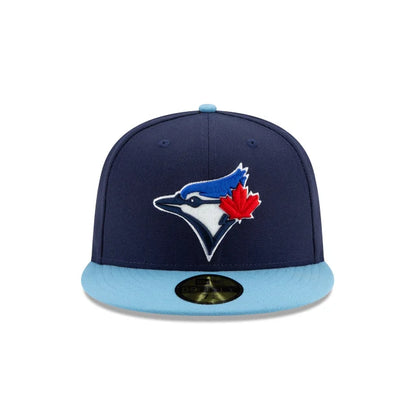 Toronto Blue Jays Authentic Game 59FIFTY New Era Cap Alt 4 blue
sky blue Front View