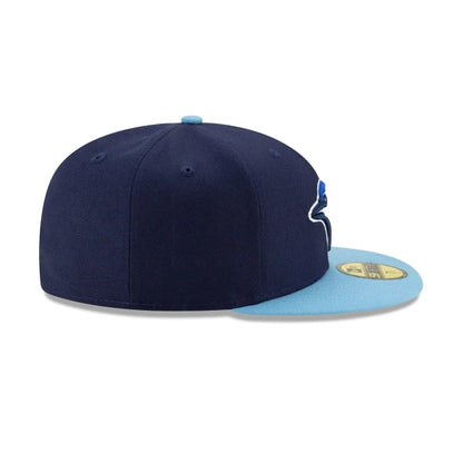 Toronto Blue Jays Authentic Game 59FIFTY New Era Cap Alt 4 blue
sky blue Undervisor View