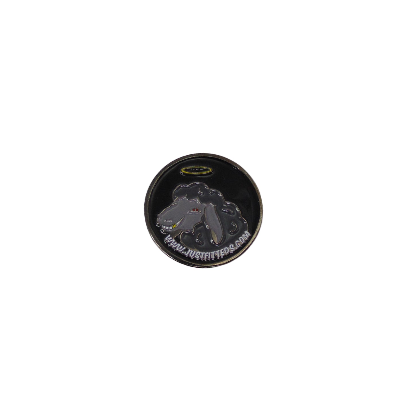 JustFitteds Black Sheep Metal Pin