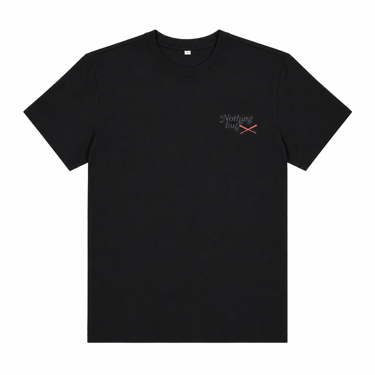 JustFitteds Shirt Black Anthracite Front
