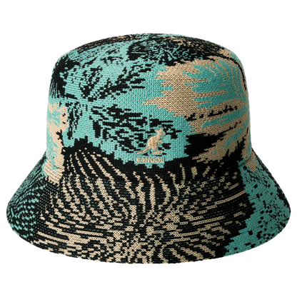 Kangol Anemone Lahinch Black Multi black 
teal
beige Front View
