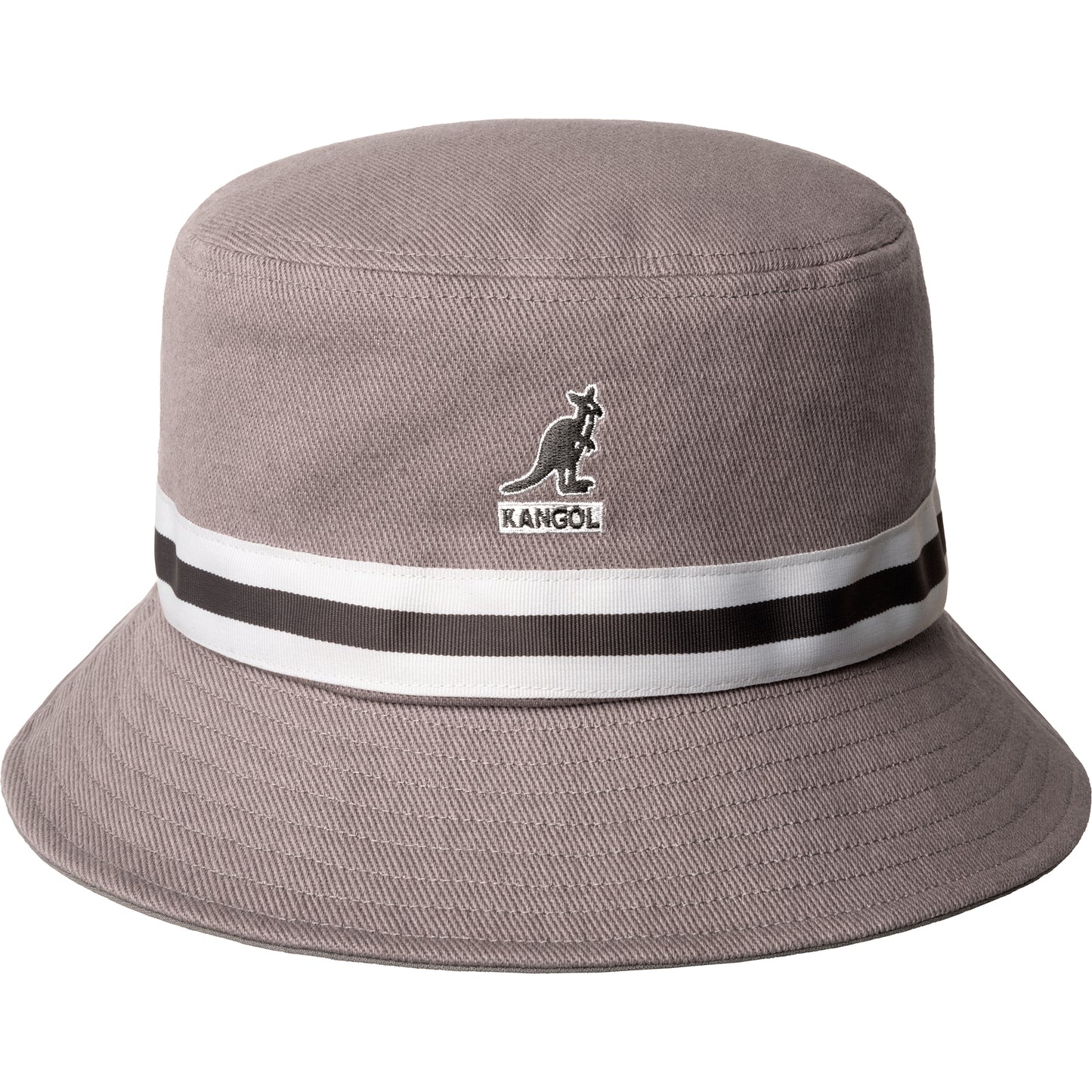 Kangol Stripe Lahinch Bucket Warm Grey