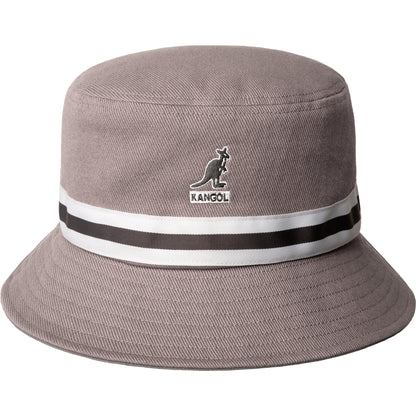 Kangol Stripe Lahinch Bucket Warm Grey