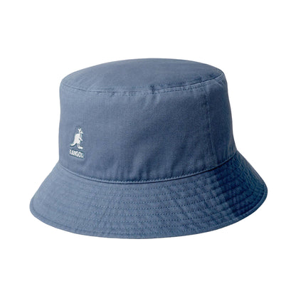 Kangol washed Bucket Denim Blue blue Side View