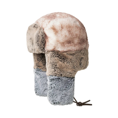 Kangol Multi Faux Fur Trapper brown
beige
white Front View