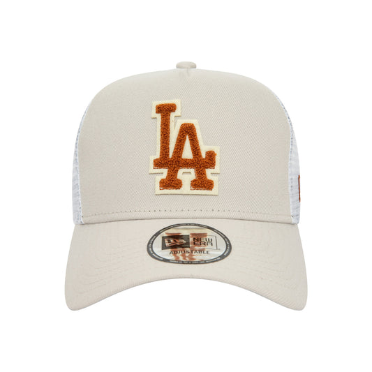 Los Angeles Dodgers New Era Trucker Cap adjustable Stone