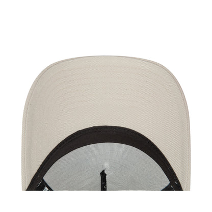 Los Angeles Dodgers New Era Trucker Cap adjustable Stone stone
white Undervisor View