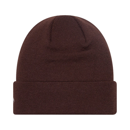 New York Yankees New Era Beanie brown brown Side View