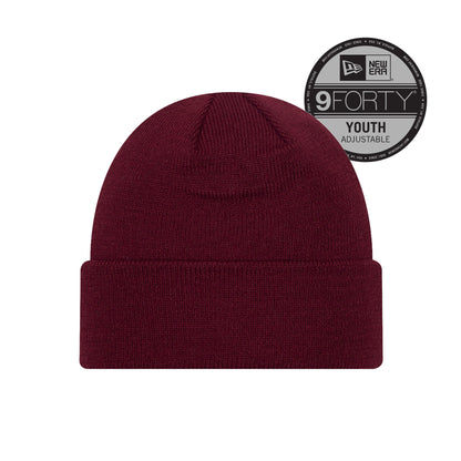 KIDS New York Yankees New Era Beanie Cardinal dark red Side View