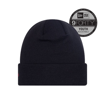 KIDS Los Angeles Dodgers New Era Beanie black black Side View