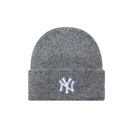 WMNS New York Yankees New Era Wide Cuff Beanie Grey