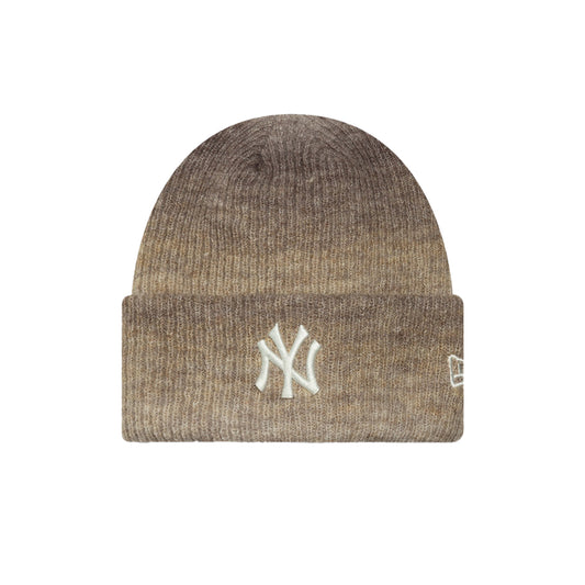 WMNS New York Yankees New Era Wide Cuff Beanie Brown