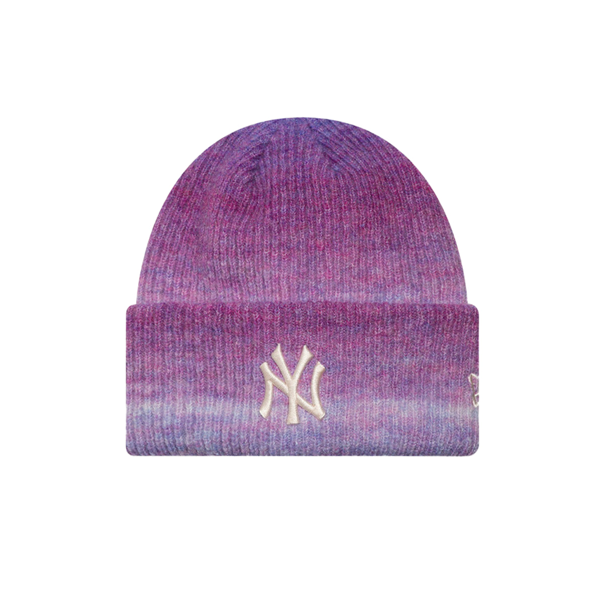WMNS New York Yankees New Era Wide Cuff Beanie Purple