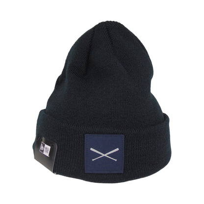 JustFitteds X New Era Cuff Beanie Navy navy Front View