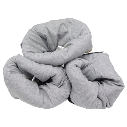JustFitteds X New Era Rib Cuff Beanie Grey grey Side View